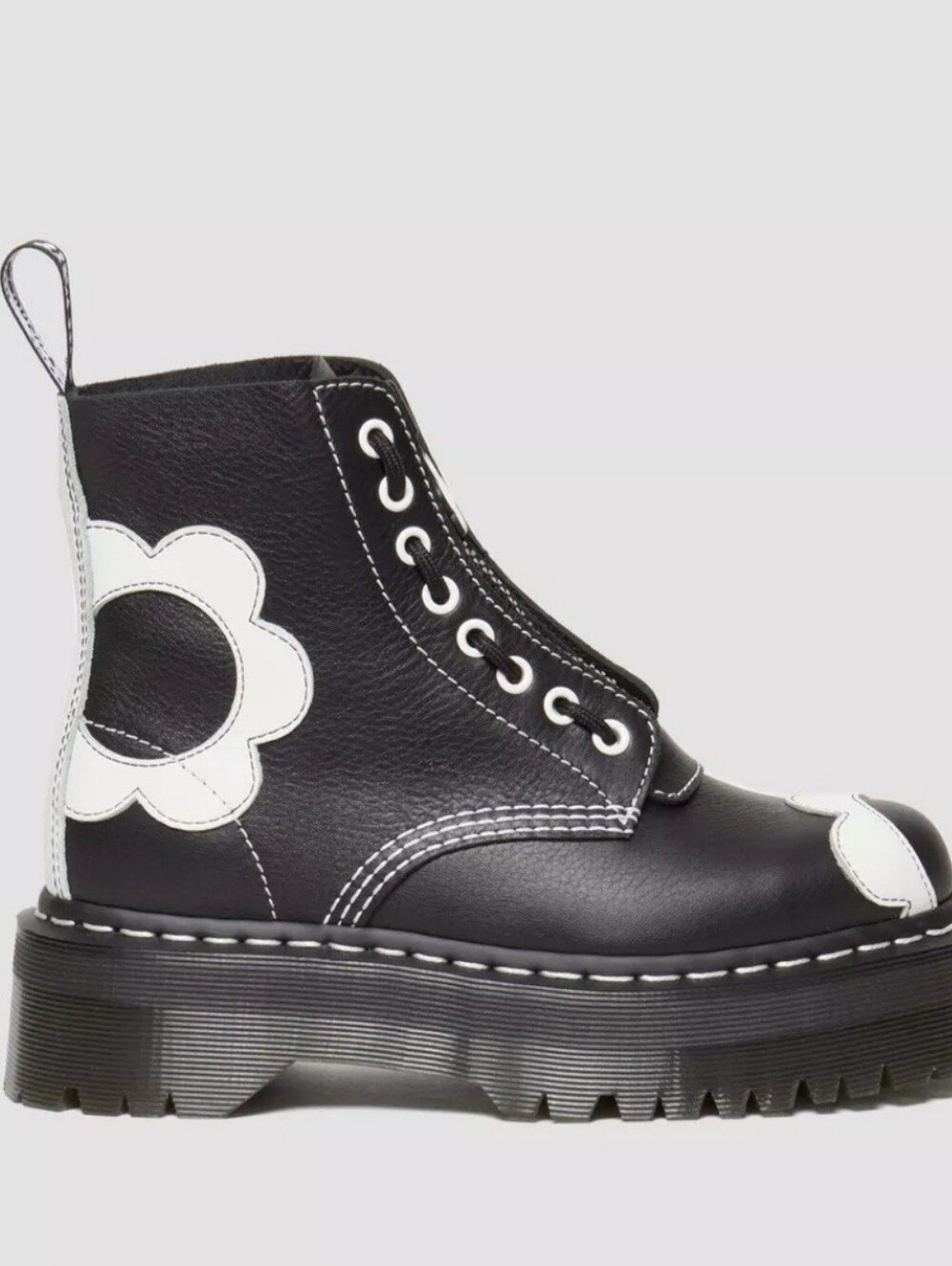 NEW!! Dr Martens Sinclair Flower Pisa Platform Boots. Size 8 - Picture 8 of 10